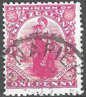 NEW ZEALAND #  FROM 1902-03 STAMPWORLD 105A TK: 14 - Used Stamps