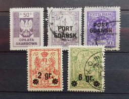 12 - 23 // Polska - Pologne - Varsovie - Port Gdansk - Used Stamps