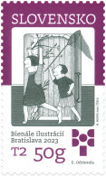 Slovakia - 2023 - The Biennial Of Illustrations Bratislava 2023 - Elena Odriozola - Mint Stamp - Nuevos