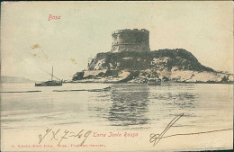 BOSA ( ORISTANO ) TORRE ISOLA ROSSA - EDIZIONE G. NURCHI - SPEDITA - 1900s (19220) - Oristano