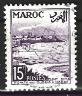 MAROC. N°312 Oblitéré De 1951-4. Pointe Des Oudayas. - Gebraucht