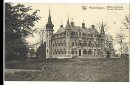 Belgique  - Wommelghem -  Chateau De Zelzaete - Carte   Ecrite Et Signee Mme   Agle  De  Salsaetele   Wommelghem - Wommelgem