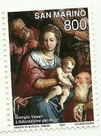 1997 - San Marino 1595 Quadro Del Vasari   ++++++ - Madonne