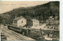 -2B-CORSE-  VIZZAVONA -  L'Arrivée Du. Train - Stations - Met Treinen