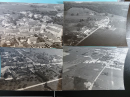 Lot De 4 Cartes  Photos Aériennes Modernes De Chimay Ou Son Entité /lot 29/ - Chimay