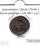 CRE2350 MONEDA ROMANA ANTONIANO VER DESCRIPCION EN FOTO - La Dinastía Antonina (96 / 192)