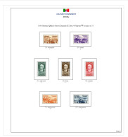 ETIOPIA, SASENO, OLTRE GIUBA. Fogli Autocostruiti Senza Taschine A 22 Fori - Boites A Timbres