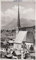 D9686)  ALM Bei SAALFELDEN  - Tolle Alte FOTO AK Mit KIRCHE U. HAUS Im Mittelpunkt ALT ! - Saalfelden