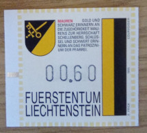 Liechtenstein, Slotmachine - Machine Labels [ATM]