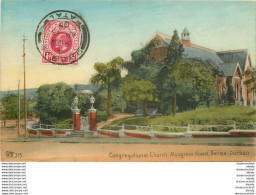 (D) South Africa  DURBAN 1907. Congregational Church Musgrove Road - South Africa