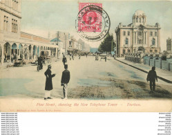 (D) South Africa  DURBAN 1907. Pine Street Showing The New Telephone Tower - Afrique Du Sud