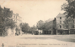 Chantenay Sur Loire , Quartier De Nantes * La Chesnaye , Place émile Zola * Tramway Tram Commerces Magasins - Nantes