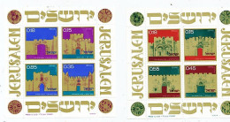 TIMBRE STAMP ZEGEL ISRAEL BF 8 ET 9 ANNIVERSAIRE INDEPENDANCE 486-493  XX - Ungebraucht (mit Tabs)