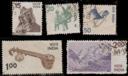 Inde 1975. ~ YT 444 à 48 - Série De 5 - Used Stamps