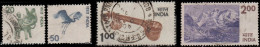 Inde 1975. ~ YT 445/48 - Série Courante (4 V) - Used Stamps