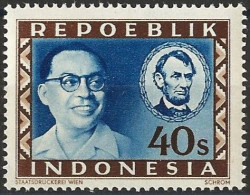 Indonesia 1948 - Mi L15 - YT Xxx ( Mohammad Hatta And Abraham Lincoln ) MNH** - Indonésie