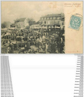 65 LANNEMEZAN. Le Forail Ou Marché Aux Bestiaux 1904 - Lannemezan