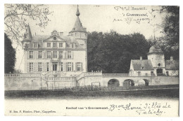 Belgique  - Wyneghem  -   Wijnegem  - Kasteel  Van's Gravenwezel - Carte Ecrite Et Signe Baron Henri Gilles De Pelichy - Wijnegem