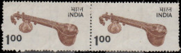 Inde 1975. ~ YT 447  Paire - Vina. Instrument De Musique - Used Stamps