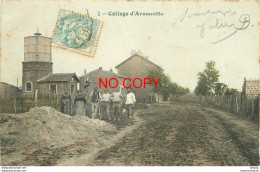 95 ARNOUVILLE-LES-GONESSE GONESSES. Cottage Avec Ouvriers Terrassiers 1906 - Arnouville Les Gonesses