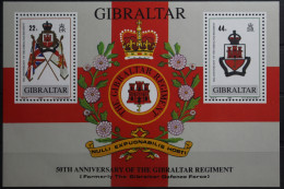 Gibraltar Block 12 Mit 568 Postfrisch #UM058 - Gibraltar