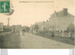 37 SEMBLANCAY. Arrivée Du Bourg Route De La Gare 1909 - Semblançay