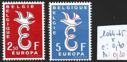 BELGIQUE 1064-65 * Côte 0.70 € - 1958