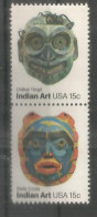 ESTADOS UNIDOS USA INDIAN ART MASCARA - Indianen