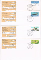 CANADA 1980/1981 -Aircraft, 2 Serie Su Busta Con Annullo Fdc - 1981-1990