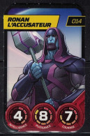 Carte E. Leclerc 2023 Marvel Défie Tes Héros Ronan L'Accusateur 014 - Other & Unclassified