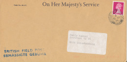 Great Britain On Her Majesty's Service British Field Post Ermässigte Gebuhr Cover Field Post Office 286 - Covers & Documents