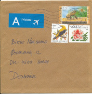 Belgium Cover Sent Denmark 2-2-1998 Topic Stamps - Brieven En Documenten
