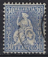 Suiza U   46 (o) Usado. 1867. Fil. A - 1843-1852 Federale & Kantonnale Postzegels