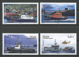 SPM Miquelon 2011 N° 1010/1013 ** Neufs MNH Superbes C 9.60 € Bateaux D'assistance Boats Ships Transports - Blocks & Kleinbögen