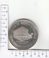 CR1850 MONEDA GUINEA ECUATORIAL 2000 EKUELE 1980 PLATA - Equatoriaal Guinea