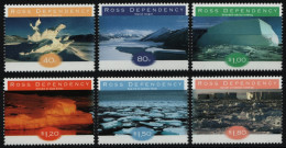 Ross-Gebiet 1998 - Mi-Nr. 54-59 ** - MNH - Aus Bogen - Eisformationen - Nuovi