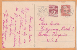 Denmark Old Postcard Mailed - Storia Postale