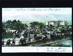 ► 1905 Plaza And Hotel Potter  Santa Barbara (Belle Cpa Couleur) California  Stamped - Santa Barbara