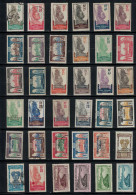 LOT DE 40 TP EN MAJORITE OBLITERES, GABON, COTE 72€, 1910/33 - Used Stamps