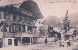 Charmey FR, Pension Du Chalet Et Rue Animée (morel 698) - Charmey