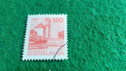 YOGUSLAVYA --1980-89     1.50  DİN       USED - Used Stamps