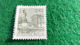 YOGUSLAVYA --1980-89     3.40  DİN       USED - Used Stamps