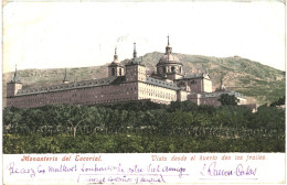 CPA Carte Postale Espagne Monasterio Del Escorial Vista Desde El Huerto Des Los Frailes 1905 VM74568 - Madrid