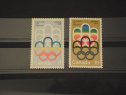 CANADA -1973 GIOCHI OLIMPICI 2 VALORI - NUOVO(++) - Nuevos