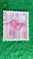 YOGUSLAVYA --1980-89     20  DİN       USED - Used Stamps