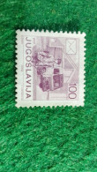 YOGUSLAVYA --1980-89     100  DİN       USED - Used Stamps