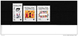 A08125)Malta 596 - 598** - Malta