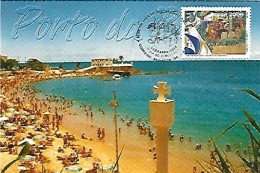 Brazil & Maximum , Salvador Da Baia, Land Of Happiness, Praia Do Porto Da Barra, LUBRAPEX, Salvador Da Baia 2000 (686) - Esposizioni Filateliche