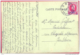 _Cn992: N°247op Postkaart: 7.FOIX(Ariège)- Le Lycée : Sterstempel: * OREGEO* - 1922-1927 Houyoux