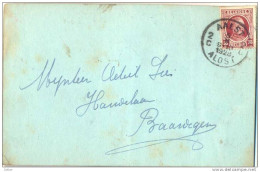 _G017: N° 201 : 2C AALST 2C ALOST: > Baardegem : Tarief Postkaart - 1922-1927 Houyoux